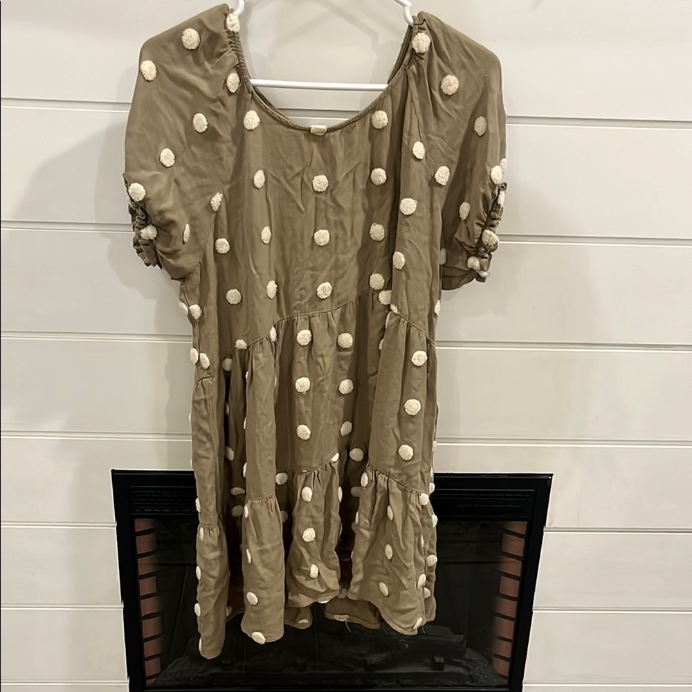 Pink Lily multicolored ruffled tiered sundress